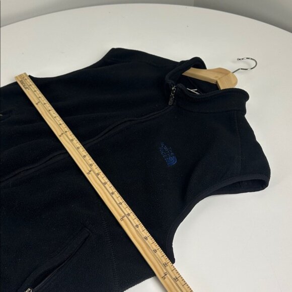 Vintage The North Face TNF Made in the USA Men's Black Fleece Vest - Size Large - Picture 8 of 8
